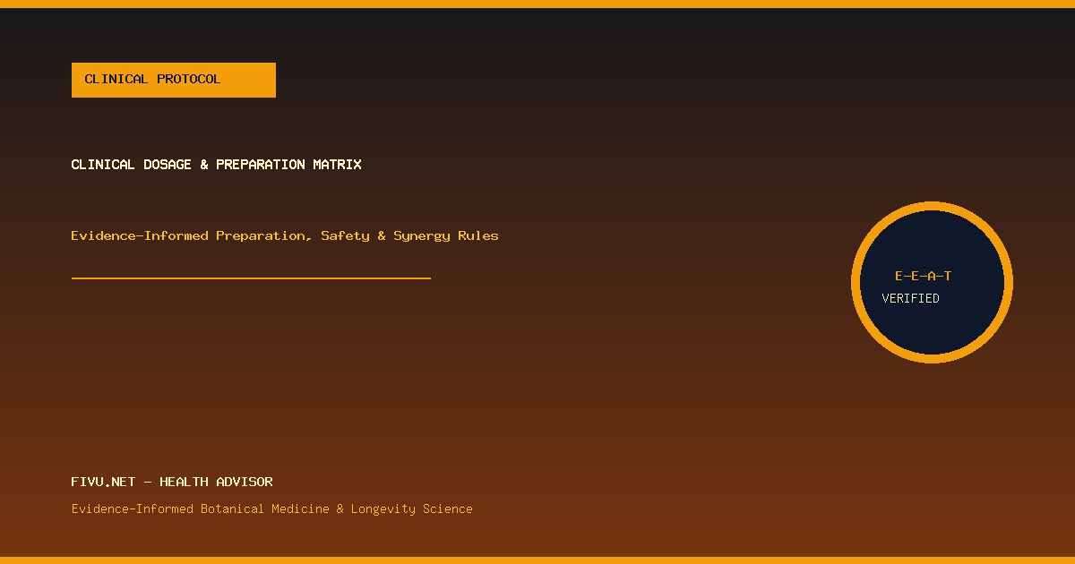 Figure 2: Clinical Preparation and Traditional Formulation Matrix