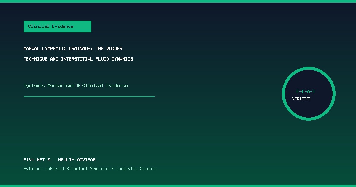 Manual Lymphatic Drainage: The Vodder Technique and Interstitial Fluid Dynamics