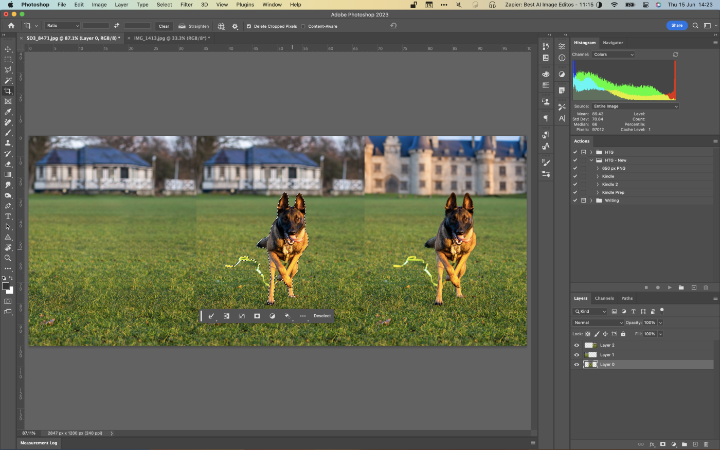 Photoshop, our pick for the best full-featured AI photo editor and design app