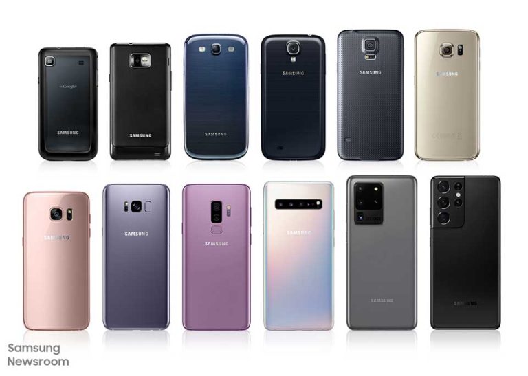 The full history of Samsung Galaxy Smartphones