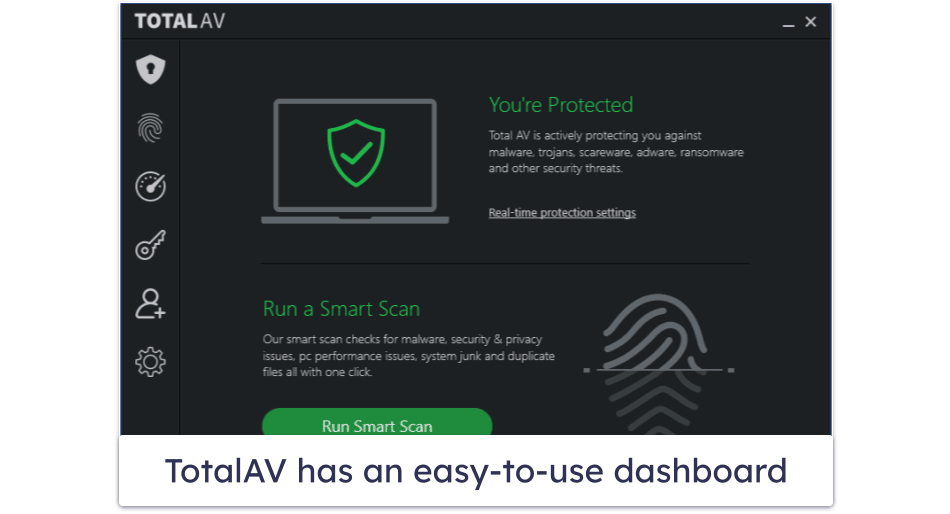 4. TotalAV Free Antivirus — Most Intuitive Free Antivirus