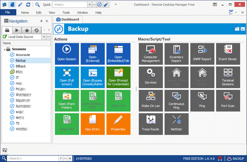 Remote Desktop Manager