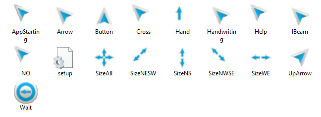 Direction cursor pack