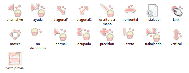 Cupcake cursors