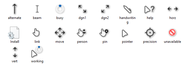 Windows 11 cursors pack