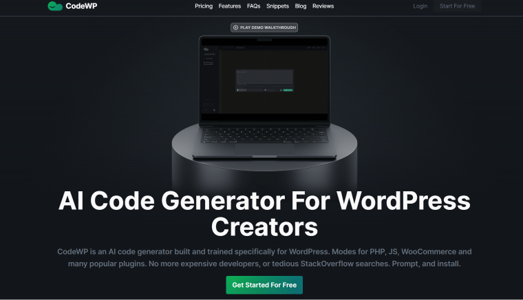 codewp ai wordpress plugin