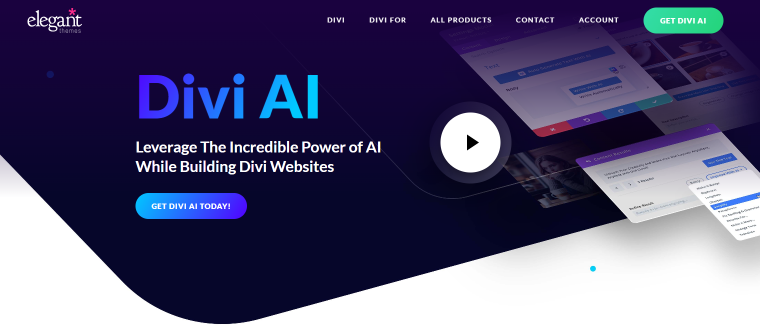 divi ai powered wordpress page builder