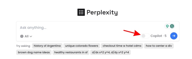 Perplexity ai access chatgpt 4 for free toggle on 