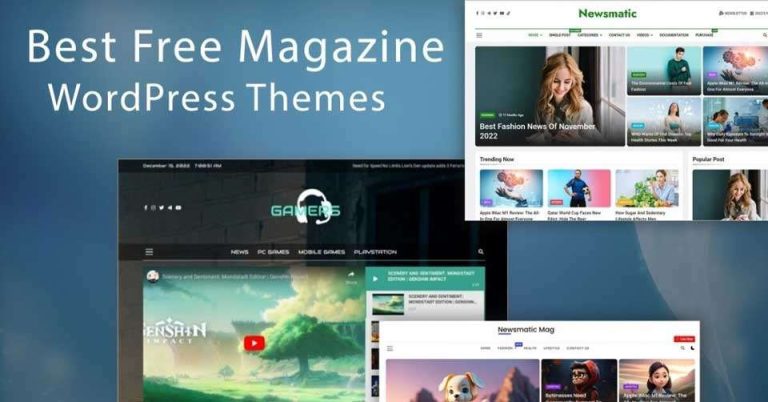 Best Free Magazine WordPress Themes 2024